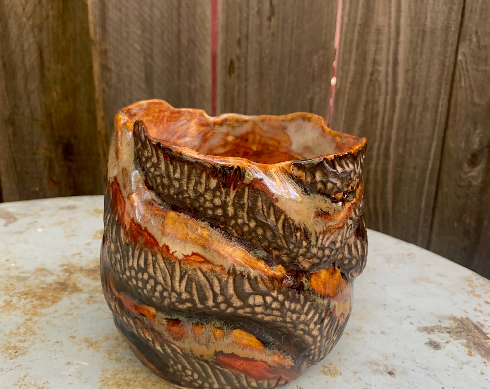 lava ceramic planter